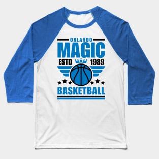 Orlando Magic 1989 Basketball Retro Baseball T-Shirt